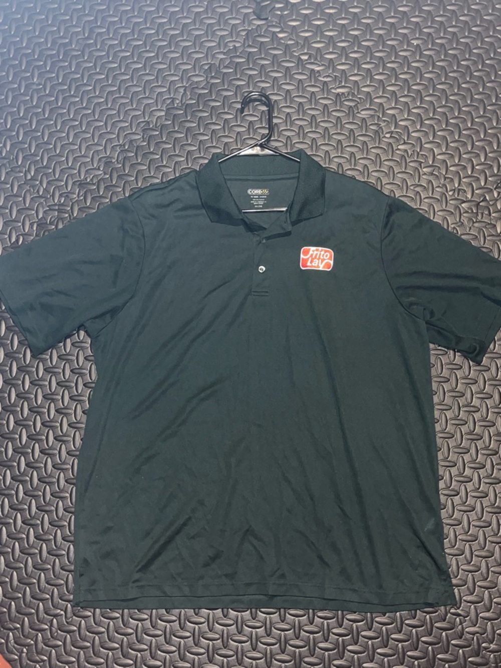 Green Polo Shirt with Frito-Lay Logo